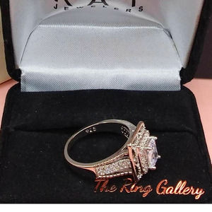 Diamond Antique Ring STERLING SILVER size 6,7,8,9,10